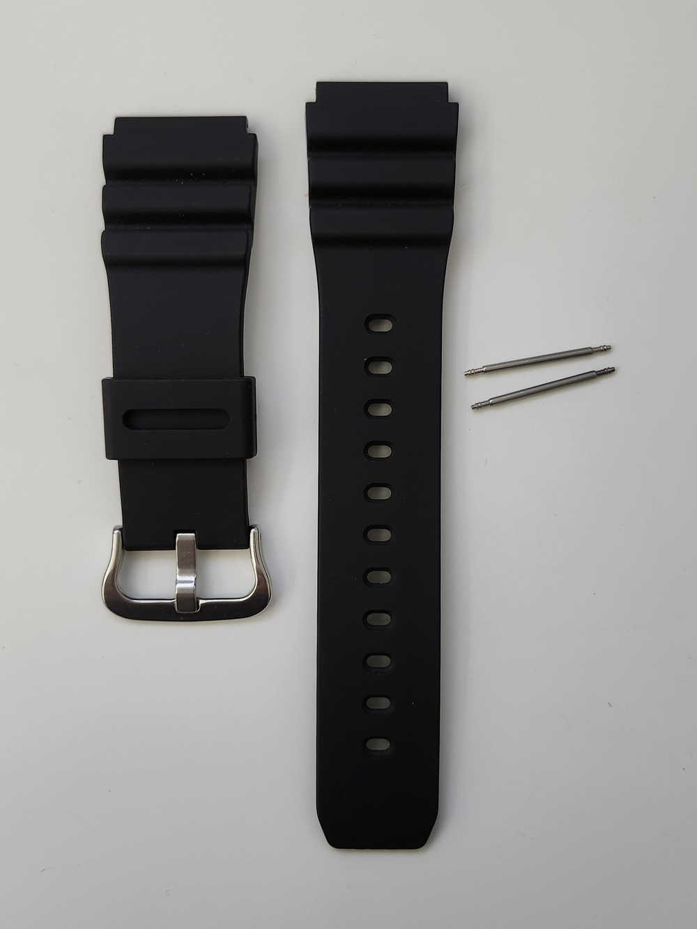 For Casio Duro MDV-106 107 MTP-VD01 Waterproof Rubber Watch Strap 22mm